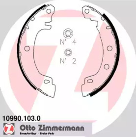 Комлект тормозных накладок ZIMMERMANN 10990.103.0