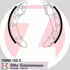 Комлект тормозных накладок ZIMMERMANN 10990.152.3