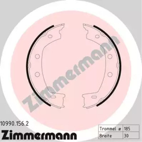 Комлект тормозных накладок ZIMMERMANN 10990.156.2