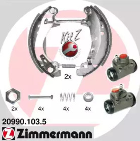 Комлект тормозных накладок ZIMMERMANN 20990.103.5