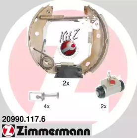 Комлект тормозных накладок ZIMMERMANN 20990.117.6