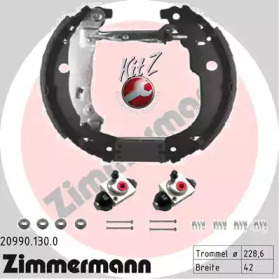 Комлект тормозных накладок ZIMMERMANN 20990.130.0