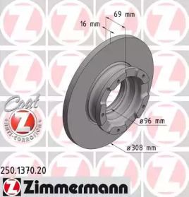 Тормозной диск ZIMMERMANN 250.1370.20