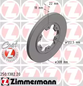 Тормозной диск ZIMMERMANN 250.1382.20