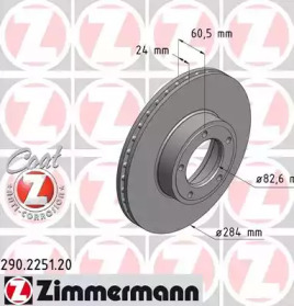 Тормозной диск ZIMMERMANN 290.2251.20