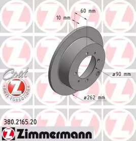 Тормозной диск ZIMMERMANN 380.2165.20