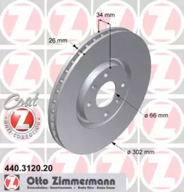 Тормозной диск ZIMMERMANN 440.3120.20