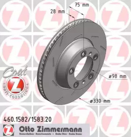 Тормозной диск ZIMMERMANN 460.1582.20