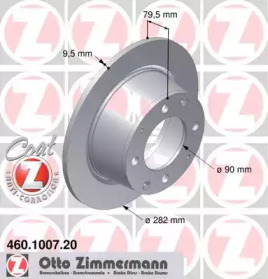 Тормозной диск ZIMMERMANN 460.1007.20