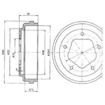 Тормозный барабан DELPHI BF292