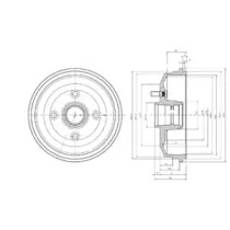 Тормозный барабан DELPHI BF468