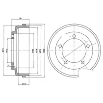 Тормозный барабан DELPHI BF479