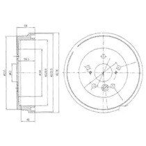 Тормозный барабан DELPHI BF495