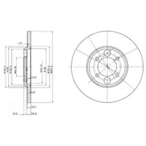 Тормозной диск DELPHI BG2084