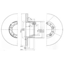 Тормозной диск DELPHI BG2163