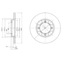 Тормозной диск DELPHI BG2324