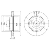 Тормозной диск DELPHI BG2377