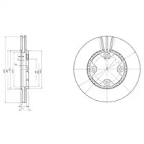 Тормозной диск DELPHI BG2404