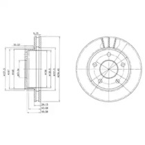 Тормозной диск DELPHI BG2472