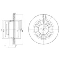 Тормозной диск DELPHI BG2612