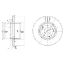 Тормозной диск DELPHI BG2675