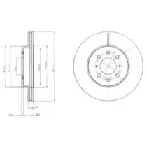 Тормозной диск DELPHI BG2759