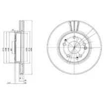 Тормозной диск DELPHI BG2772