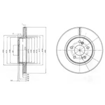 Тормозной диск DELPHI BG2776