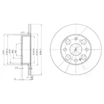 Тормозной диск DELPHI BG2778