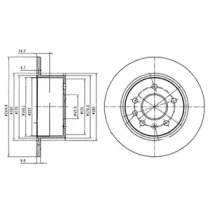 Тормозной диск DELPHI BG2870