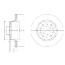 Тормозной диск DELPHI BG3031