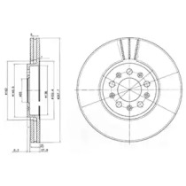 Тормозной диск DELPHI BG3035