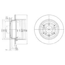 Тормозной диск DELPHI BG3060