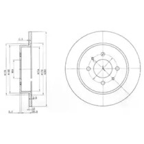 Тормозной диск DELPHI BG3102