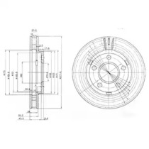 Тормозной диск DELPHI BG3144