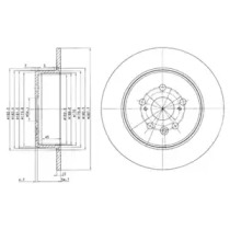 Тормозной диск DELPHI BG3169