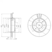 Тормозной диск DELPHI BG3206