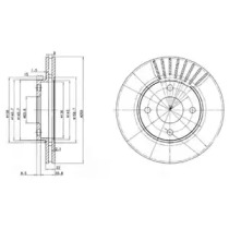 Тормозной диск DELPHI BG3359