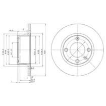 Тормозной диск DELPHI BG3367