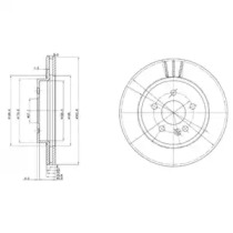 Тормозной диск DELPHI BG3397