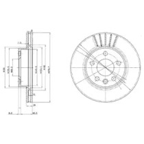 Тормозной диск DELPHI BG3417