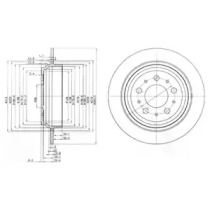 Тормозной диск DELPHI BG3419