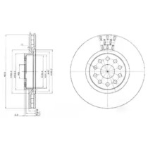 Тормозной диск DELPHI BG3497