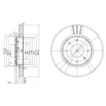 Тормозной диск DELPHI BG3501