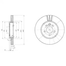 Тормозной диск DELPHI BG3503