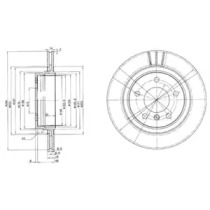 Тормозной диск DELPHI BG3530