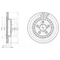 Тормозной диск DELPHI BG3536