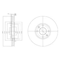 Тормозной диск DELPHI BG3622