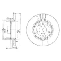 Тормозной диск DELPHI BG3768