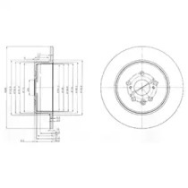 Тормозной диск DELPHI BG3777